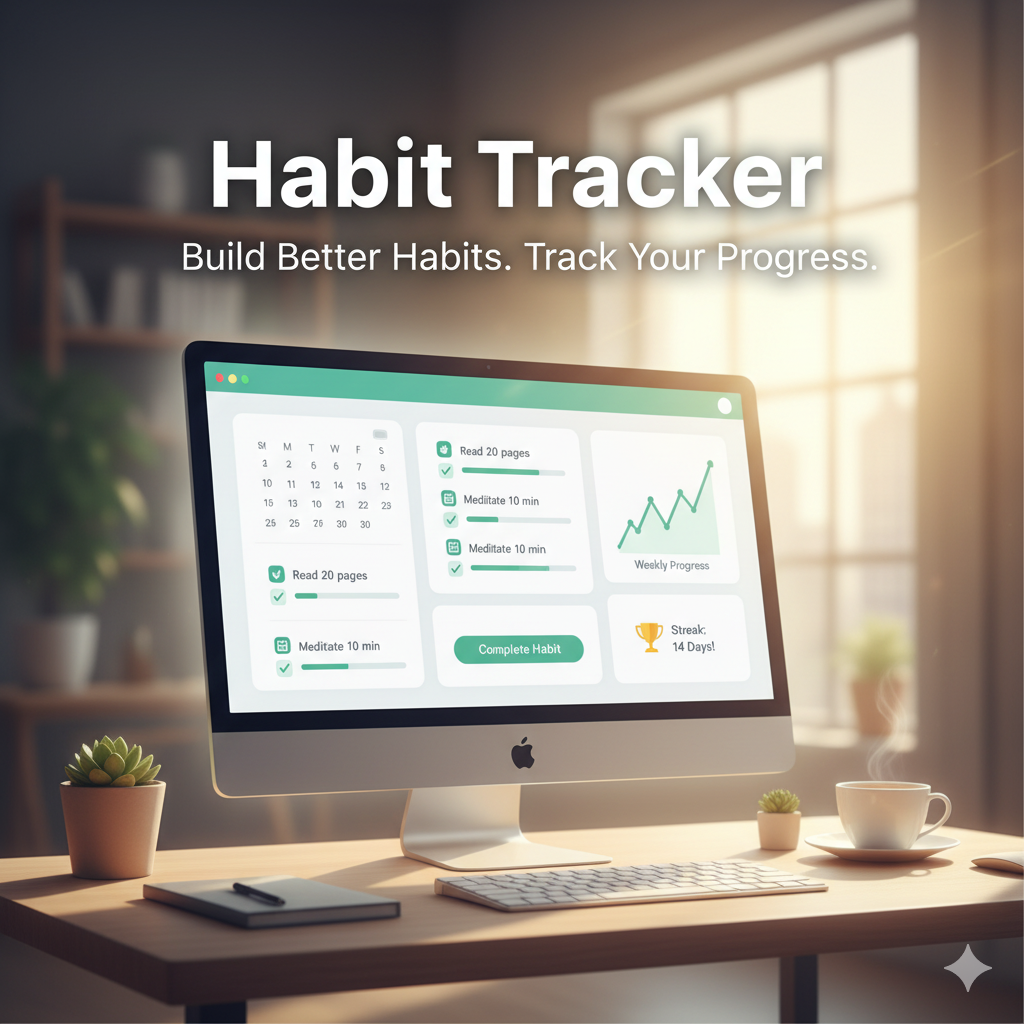 Habit tracking app with Python and MongoDB hero image
