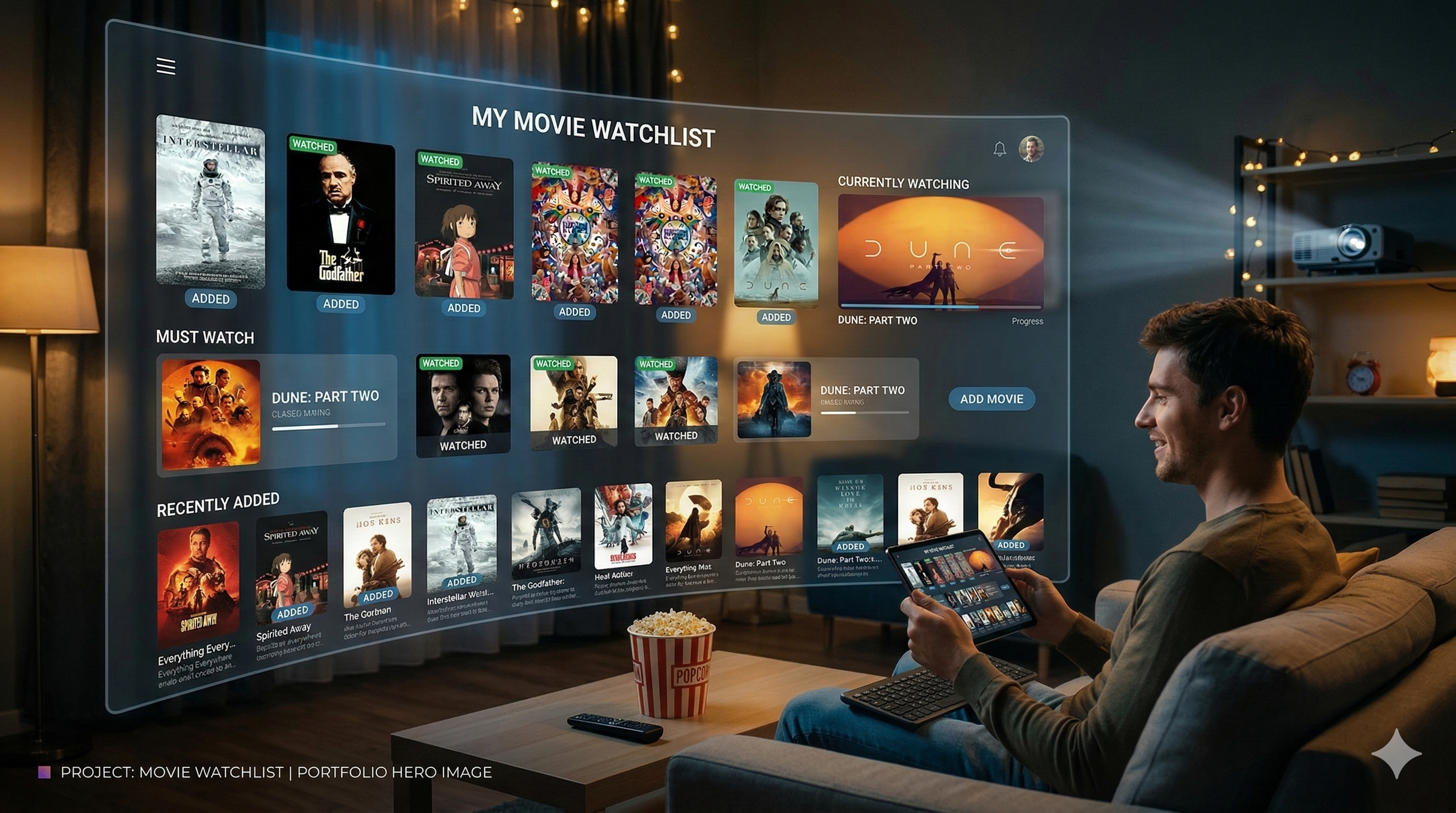 Movie Watchlist app with Flask and MongoDB hero image